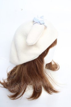 画像4: Nile Perch / うさみみベレー  アイボリー Y-25-10-28-054-LO-AC-SZ-ZY