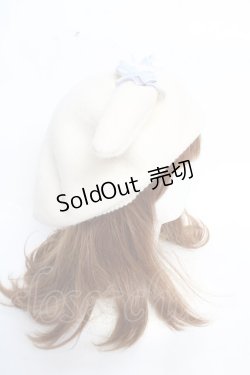 画像4: Nile Perch / うさみみベレー  アイボリー Y-25-10-28-054-LO-AC-SZ-ZY