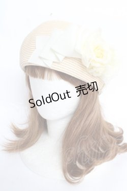 画像1: Innocent World / ブレードドロテアローズベレー帽 57.5cm アイボリー Y-25-10-28-057-IW-AC-SZ-ZY