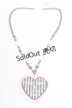 画像3: Angelic Pretty / MELODY TOYSハートネックレス（2022年）  ブラック×ピンク Y-25-10-28-005-AP-AC-SZ-ZY