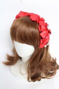 Angelic Pretty / Prima Ribbonカチューシャ  赤 Y-25-10-28-062-AP-AC-SZ-ZY