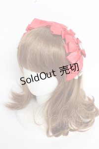 Angelic Pretty / Prima Ribbonカチューシャ  赤 Y-25-10-28-062-AP-AC-SZ-ZY