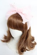 Angelic Pretty / Starワッペンオーガンジーリボンカチューシャ  ピンク Y-25-10-28-063-AP-AC-SZ-ZY