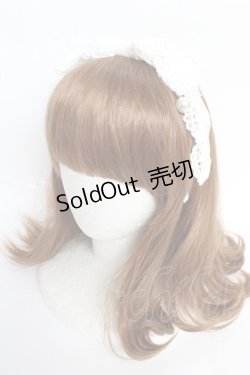 画像1: Angelic Pretty / Grace Laceカチューシャ  白 Y-25-10-28-064-AP-AC-SZ-ZS