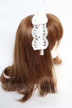 画像3: Angelic Pretty / Grace Laceカチューシャ  白 Y-25-10-28-064-AP-AC-SZ-ZY