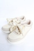 m petit by misako / レーススニーカー M 中白 Y-25-10-28-068-LO-SH-SZ-ZY