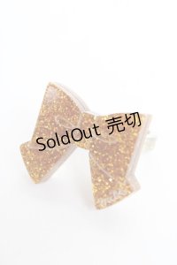 MILK / リボンリング  イエロー Y-25-10-28-007-ML-AC-SZ-ZY