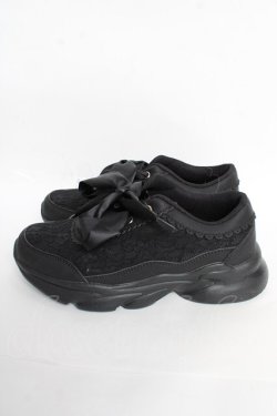 画像2: m petit by misako / レーススニーカー M 中黒 Y-25-10-28-069-LO-SH-SZ-ZY