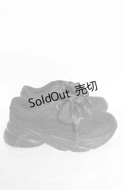 画像4: m petit by misako / レーススニーカー M 中黒 Y-25-10-28-069-LO-SH-SZ-ZY