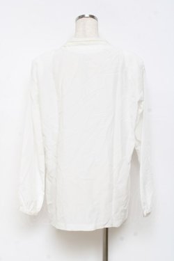 画像2: PINK HOUSE / トライアングルカラーのタック入りブラウス F 白 Y-25-10-28-072-LO-BL-SZ-ZY