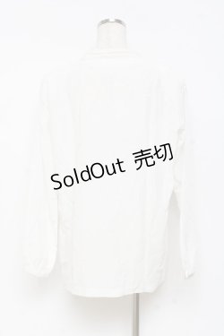 画像2: PINK HOUSE / トライアングルカラーのタック入りブラウス F 白 Y-25-10-28-072-LO-BL-SZ-ZY