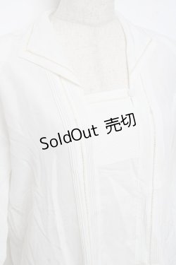 画像3: PINK HOUSE / トライアングルカラーのタック入りブラウス F 白 Y-25-10-28-072-LO-BL-SZ-ZY