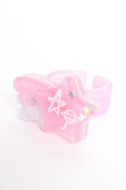 画像1: Angelic Pretty / Fancy shooting Starリング  ピンク Y-25-10-28-008-AP-AC-SZ-ZY