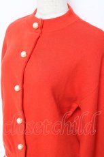 画像3: Franche Lippee / パールボタンニットカーディガン M 赤 Y-25-10-28-075-LO-TO-SZ-ZT510 (3)