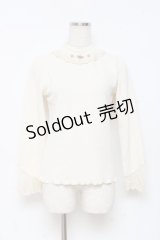 axes femme / バラモチーフカットプルオーバー M 生成り Y-25-10-28-077-AX-TO-SZ-ZY