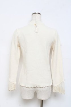 画像2: axes femme / バラモチーフカットプルオーバー M 生成り Y-25-10-28-077-AX-TO-SZ-ZY