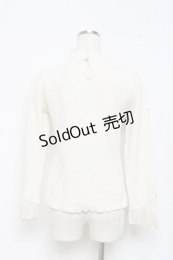 画像2: axes femme / バラモチーフカットプルオーバー M 生成り Y-25-10-28-077-AX-TO-SZ-ZY