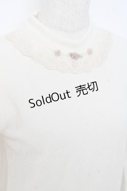 画像3: axes femme / バラモチーフカットプルオーバー M 生成り Y-25-10-28-077-AX-TO-SZ-ZY