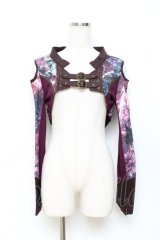 Rozen Kavalier / マスカレードプリントシュラグ  ワイン Y-25-10-28-079-OO-TO-SZ-ZI