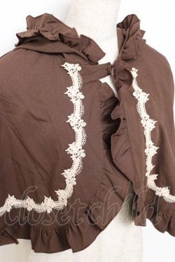 画像3: axes femme kawaii / 童話の小公女ケープ M 茶 Y-25-10-28-084-AX-JA-SZ-ZY