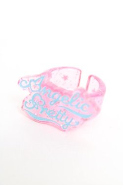 画像1: Angelic Pretty / Neonロゴリング  ピンク Y-25-10-28-010-AP-AC-SZ-ZY