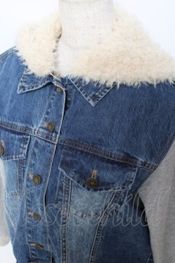 画像3: Secret Honey / くま耳Gジャン 2 インディゴ Y-25-10-28-085-CA-JA-SZ-ZY