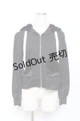 Secret Honey / うさ耳フードパーカー 2 黒 Y-25-10-28-086-CA-TO-SZ-ZY