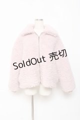 Areeam / ミッキー&ミニー ボアジャケット F ピンク Y-25-10-28-088-LO-CO-SZ-ZY