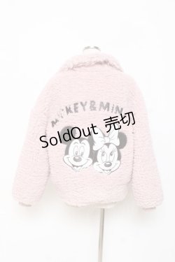 画像2: Areeam / ミッキー&ミニー ボアジャケット F ピンク Y-25-10-28-088-LO-CO-SZ-ZY