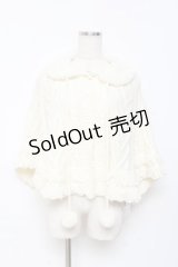 Secret Honey / ニットケープ 2 アイボリー Y-25-10-28-090-CA-TO-SZ-ZY