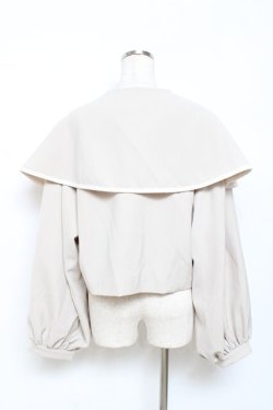 画像2: HONEY SALON / ボリュームスリーブビッグカラージャケット F アイボリー Y-25-10-28-091-EL-JA-SZ-ZY