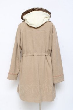 画像2: axes femme / パーカー付きモッズコート M ベージュ Y-25-10-28-094-AX-CO-SZ-ZY