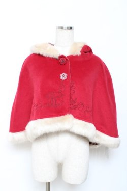 画像1: Secret Honey / Something Thereケープ 2 赤 Y-25-10-28-096-CA-JA-SZ-ZY