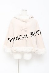 Secret Honey / リボンケープコート 2 ベージュ Y-25-10-28-097-CA-CO-SZ-ZY