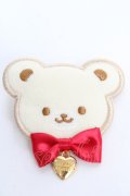 Angelic Pretty / マシュマロBearワッペンクリップ  アイボリー Y-25-10-28-012-AP-ZA-SZ-ZY