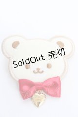 Angelic Pretty / マシュマロBearワッペンクリップ  アイボリー Y-25-10-28-012-AP-ZA-SZ-ZY