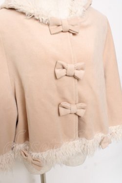 画像3: Secret Honey / リボンケープコート 2 ベージュ Y-25-10-28-097-CA-CO-SZ-ZY