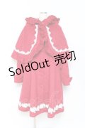 axes femme kawaii / 童話の小公女コート M 赤 Y-25-10-28-101-AX-CO-SZ-ZY