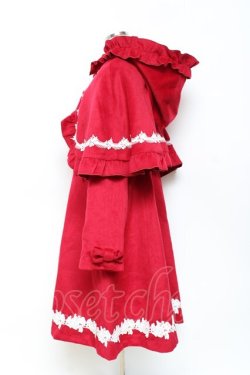 画像3: axes femme kawaii / 童話の小公女コート M 赤 Y-25-10-28-101-AX-CO-SZ-ZY