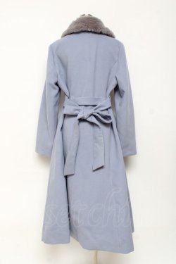 画像2: axes femme / テーラー襟コート L サックス Y-25-10-28-102-AX-CO-SZ-ZY