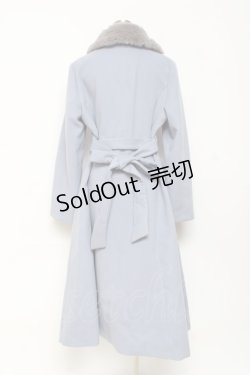 画像2: axes femme / テーラー襟コート L サックス Y-25-10-28-102-AX-CO-SZ-ZI