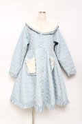 axes femme kawaii / ハートキルティングコート M サックス Y-25-10-28-103-AX-CO-SZ-ZY