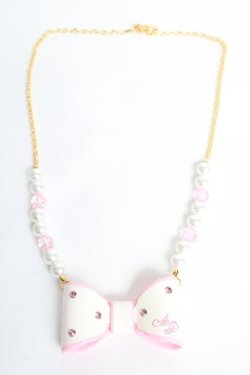 画像3: Angelic Pretty / ドリームリボンネックレス  アイボリー Y-25-10-28-001-AP-AC-SZ-ZY