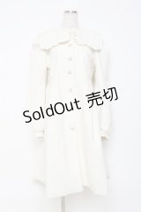 axes femme POETIQUE / スクエアカラーコート M オフ白 Y-25-10-28-104-AX-CO-SZ-ZI