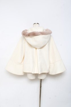 画像2: axes femme POETIQUE / ベルスリーブショートコート M 生成り Y-25-10-28-105-AX-CO-SZ-ZY