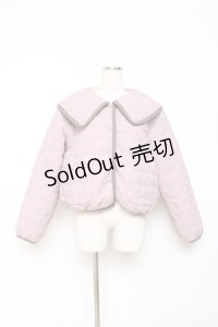 axes femme POETIQUE / ハートキルティングブルゾン M ピンク Y-25-10-28-106-AX-JA-SZ-ZI