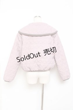 画像2: axes femme POETIQUE / ハートキルティングブルゾン M ピンク Y-25-10-28-106-AX-JA-SZ-ZI