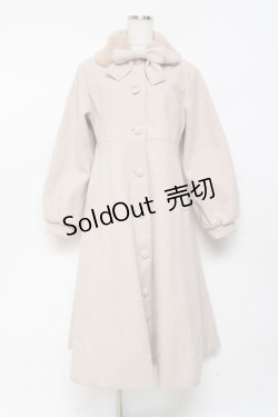 画像1: m petit by misako / AM*リボンコート M ベージュ Y-25-10-28-107-LO-JA-SZ-ZY