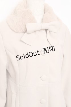 画像3: m petit by misako / AM*リボンコート M ベージュ Y-25-10-28-107-LO-JA-SZ-ZY