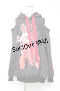 TRAVAS TOKYO / 椎名ひかりコラボプルオーバーパーカー F 黒 Y-25-10-28-108-PU-TO-SZ-ZY